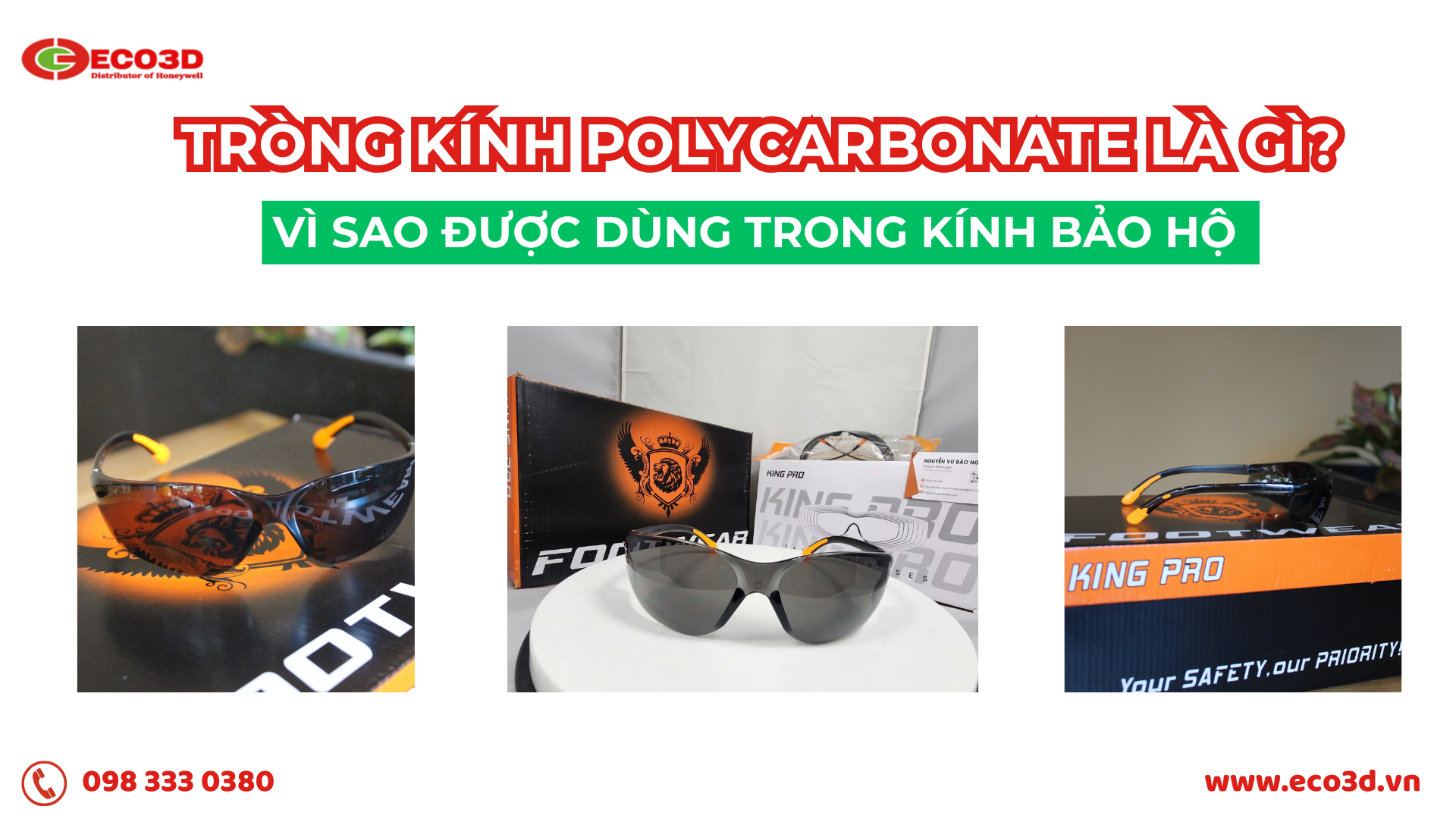 Tròng kính Polycarbonate là gì? Vì sao được dùng nhiều trong kính bảo hộ?